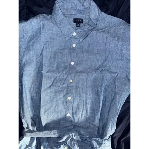 J.CREW BUTTON FRONT DRESS size 12 - Picture 2 of 4